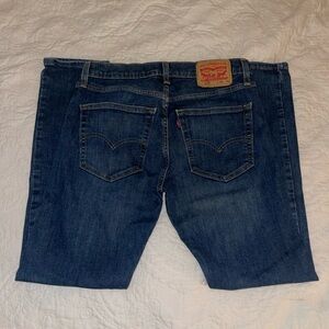 Levi's Men's Dark Blue Straight Jeans